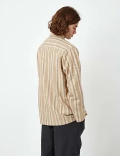 Snow PeakDobby Stripe Jacket - Brown -Norse Projects Sales Snow Peak Dobby Stripe Jacket Brown 20230519231708