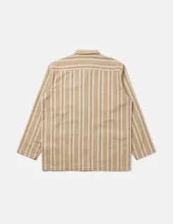 Snow PeakDobby Stripe Jacket - Brown -Norse Projects Sales Snow Peak Dobby Stripe Jacket Brown 20230519231714
