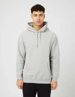 Snow PeakRecycled Cotton Hooded Sweatshirt - Grey