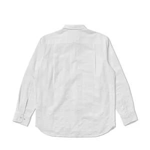 Universal WorksSquare Pocket Shirt - Self Stripe White 2 Universal WorksSquare Pocket Shirt - Self Stripe White - Image 2