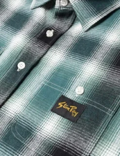 Stan RayPlaid Flannel Shirt - Pine Green -Norse Projects Sales Stan Ray Plaid Flannel Shirt Pine Green 20231003161625