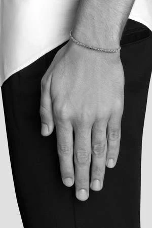 Miansai2.4mm Rope Chain Bracelet - Sterling Silver 2 Miansai2.4mm Rope Chain Bracelet - Sterling Silver - Image 2