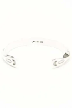 Lyle SecateroTriangle Abundance & River Cuff - Sterling Silver -Norse Projects Sales Sterling Silver Triangle Cuff by Lyle Secatero Abundance River Cuff 20221203030609 2