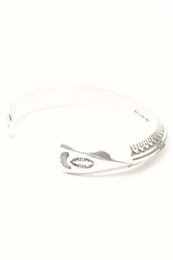 Lyle SecateroTriangle Protection/Mountain Cuff - Sterling Silver -Norse Projects Sales Sterling Silver Triangle Cuff by Lyle Secatero Protection Mountain Cuff 20221202225622 2