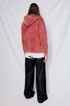 AssemblyStonewashed Cotton Zip Hoodie - Oxblood -Norse Projects Sales Stonewashed Oxblood Cotton Zip Hoodie 20231018232207