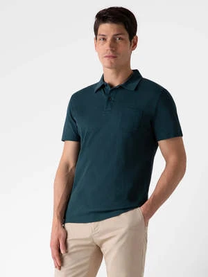 SunspelRiviera Polo Shirt - Peacock 1 SunspelRiviera Polo Shirt - Peacock