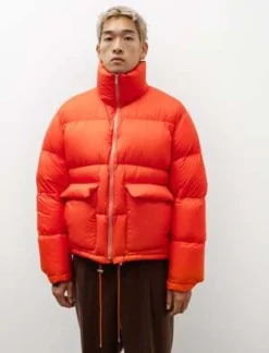 AuraleeSuper Light Nylon Ripstop Down - Blouson Orange