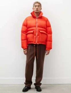 AuraleeSuper Light Nylon Ripstop Down - Blouson Orange -Norse Projects Sales Super Light Nylon Ripstop Down Blouson Orange 20231026011649 1