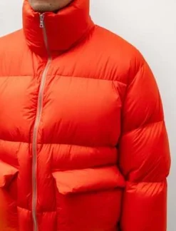 AuraleeSuper Light Nylon Ripstop Down - Blouson Orange -Norse Projects Sales Super Light Nylon Ripstop Down Blouson Orange 20231026011649