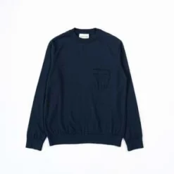 Country Of OriginSuperfine Merino Crew - Navy