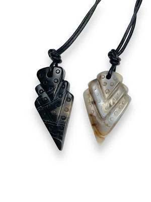 Matthew SwopeTIBETAN AAROW PENDANT - Bead/Black 1 Matthew SwopeTIBETAN AAROW PENDANT - Bead/Black