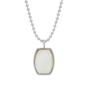 Tarin ThomasArchie Necklace - White Mother Of Pearl 3 Tarin ThomasArchie Necklace - White Mother Of Pearl - Image 3