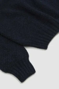 SunspelTextured Lambswool Jumper - Bright Navy Twist 8 SunspelTextured Lambswool Jumper - Bright Navy Twist -Norse Projects Sales Textured Lambswool Jumper Bright Navy Twist 20230919141433 1