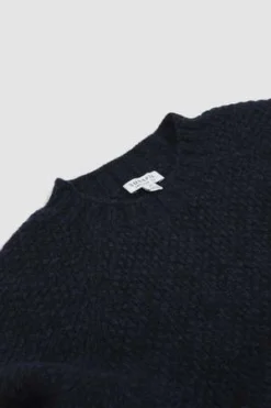 SunspelTextured Lambswool Jumper - Bright Navy Twist 7 SunspelTextured Lambswool Jumper - Bright Navy Twist -Norse Projects Sales Textured Lambswool Jumper Bright Navy Twist 20230919141433