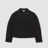 Lady White Co.Textured Track Jacket - Black