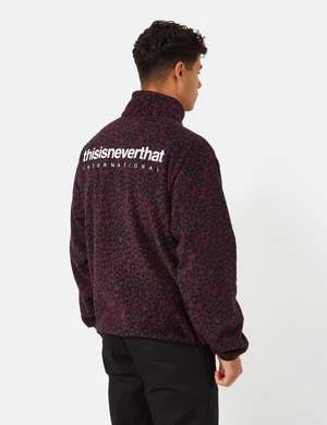 ThisIsNeverThatThisisneverthat INTL. Fleece Jacket - Leopard Blue 6 ThisIsNeverThatThisisneverthat INTL. Fleece Jacket - Leopard Blue - Image 6