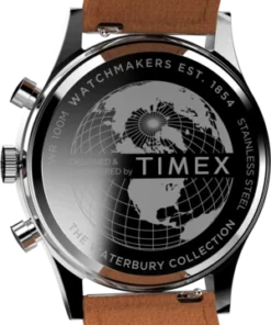 TimexWaterbury Traditional Chronograph 42mm Leather Strap Watch - Tan/Black -Norse Projects Sales Timex Waterbury Traditional Chronograph 42mm Leather Strap Watch Tan Black 20230729212658