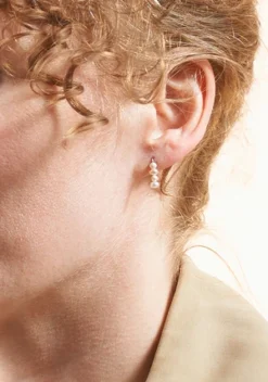 Bartleby ObjectsObjectsTiny Pearl Stack Studs - Gold