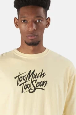 Blue&CreamToo Much Too Soon Tee - Butter -Norse Projects Sales Too Much Too Soon Tee Butter 20220811163210 1