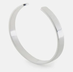 SERGE DENIMESTraditional Hallmark Bangle - Silver 4 SERGE DENIMESTraditional Hallmark Bangle - Silver - Image 4