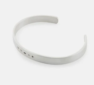 SERGE DENIMESTraditional Hallmark Bangle - Silver 3 SERGE DENIMESTraditional Hallmark Bangle - Silver - Image 3