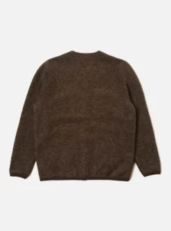 Universal WorksWool Fleece Cardigan - Brown -Norse Projects Sales UNIVERSAL WORKS Cardigan In Brown Wool Fleece 20230927151857 2