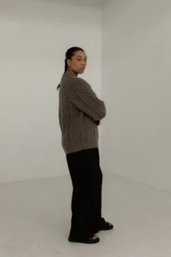 Bare KnitwearUnisex Bare Knitwear Porteau Cable Crew - Root -Norse Projects Sales Unisex Bare Knitwear Porteau Cable Crew Root 20230922042756 1