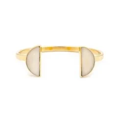 KiberaUnisex Kibera Halfmoon Split Bracelet - Natural