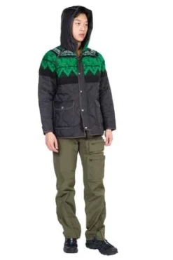 ANDERSSON BELLUnisex Nordic Knit Patch Quilted Parka - Black/Green 9 ANDERSSON BELLUnisex Nordic Knit Patch Quilted Parka - Black/Green -Norse Projects Sales Unisex Nordic Knit Patch Quilted Parka 20231030173236