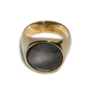 Tarin ThomasEverett Ring - BLACK MOTHER OF PEARL 2 Tarin ThomasEverett Ring - BLACK MOTHER OF PEARL - Image 2