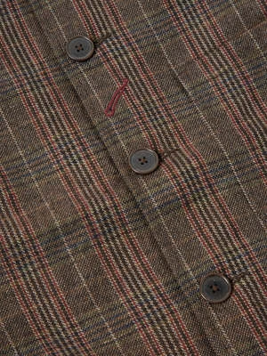 Universal WorksLong Bakers Jacket - Brown Tweed 5 Universal WorksLong Bakers Jacket - Brown Tweed - Image 5