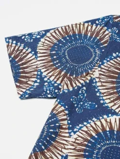 Universal WorksRoad Shirt - Navy Hokkoh Print -Norse Projects Sales Universal Works Road Shirt In Navy Hokkoh Print 20230223171307 3