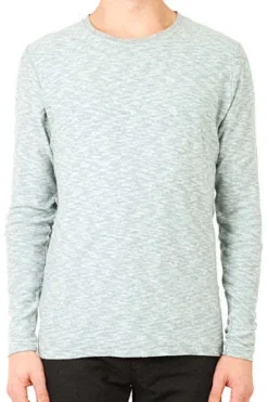 V :: ROOMKasuri Crewneck Shirt - Blue/Grey -Norse Projects Sales V Room Kasuri Crewneck Shirt 20220811165449