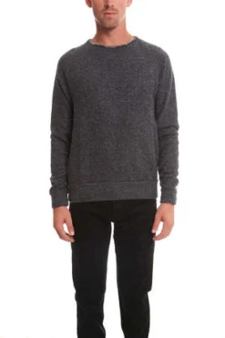 V :: ROOMLong Sleeve Fleece Crewneck - Navy