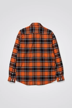 Norse ProjectsVillads Brushed Flannel Check Shirt - Cochineal Read 5 Norse ProjectsVillads Brushed Flannel Check Shirt - Cochineal Read - Image 5