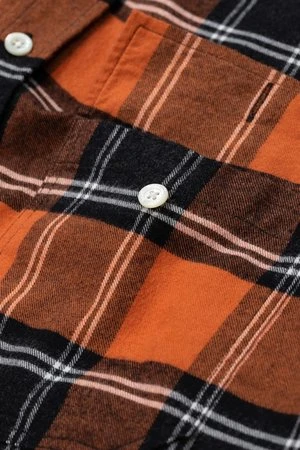 Norse ProjectsVillads Brushed Flannel Check Shirt - Cochineal Read 7 Norse ProjectsVillads Brushed Flannel Check Shirt - Cochineal Read - Image 7