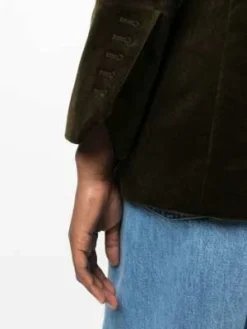 Zadig & VoltaireVisko Velvet Blazer - Kaki -Norse Projects Sales Visko Velvet Blazer in Kaki 20231006173330