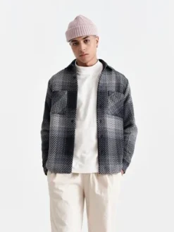 Wax LondonWhiting Overshirt Ombre Giant Windowpane - Navy/Khaki 8 Wax LondonWhiting Overshirt Ombre Giant Windowpane - Navy/Khaki -Norse Projects Sales Wax London Whiting Overshirt Ombre Giant Windowpane Navy Khaki 20220826052258