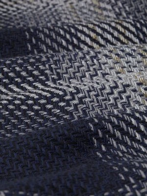 Wax LondonWhiting Overshirt Ombre Giant Windowpane - Navy/Khaki 6 Wax LondonWhiting Overshirt Ombre Giant Windowpane - Navy/Khaki - Image 6