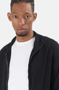 Wheelers.VGarros Full Zip Hoodie - Black -Norse Projects Sales Wheelers V Black Garros Full Zip 20220811172723 2