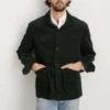 Alex MillWide Wale Corduroy Work Jacket - Forest