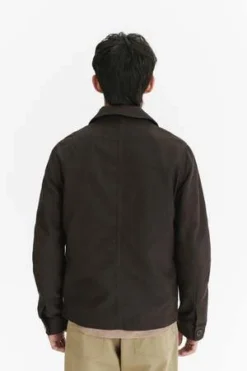 Delikatessen Workwear Jacket In The Finest Italian Mix Of Wool And Cotton - Brown -Norse Projects Sales Workwear Jacket in the Finest Brown Italian Mix of Wool and Cotton 20231013180948 1