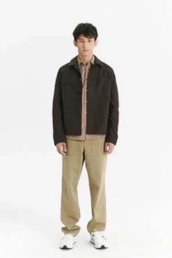 Delikatessen Workwear Jacket In The Finest Italian Mix Of Wool And Cotton - Brown -Norse Projects Sales Workwear Jacket in the Finest Brown Italian Mix of Wool and Cotton 20231013180949