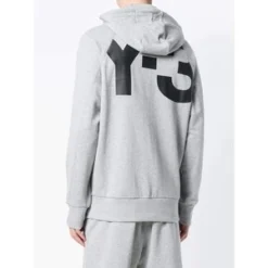 Y-3Classic Zip Hooded Sweatshirt - Light Grey -Norse Projects Sales Y 3 Classic Zip Hooded Sweatshirt Light Grey 20181022203941 2