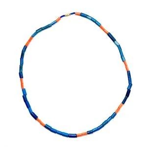 Post-ImperialYEMOJA NECKLACE - Lapis/Coral 2 Post-ImperialYEMOJA NECKLACE - Lapis/Coral - Image 2