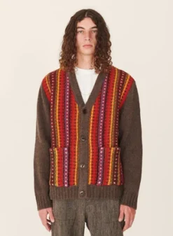 YMCCottage Wool Stripe Cardigan - Multi