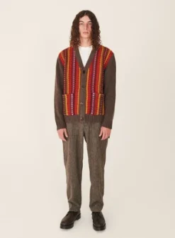 YMCCottage Wool Stripe Cardigan - Multi 10 YMCCottage Wool Stripe Cardigan - Multi -Norse Projects Sales YMC Cottage Wool Stripe Cardigan Multi 20230825121735