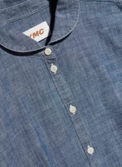 YMCEarth Marianne Organic Chambray Cotton Shirt - Indigo Light -Norse Projects Sales YMC Earth Marianne Organic Chambray Cotton Shirt Indigo Light 20230901140140