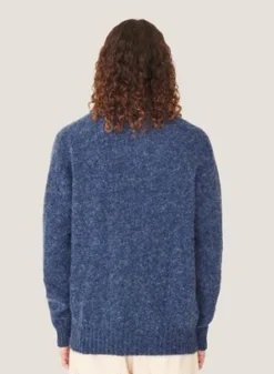 YMCSuedehead Crew Neck Jumper - Blue 8 YMCSuedehead Crew Neck Jumper - Blue -Norse Projects Sales YMC Suedehead Crew Neck Jumper Blue 20230912190316